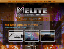 Tablet Screenshot of eliteglasstinting.net